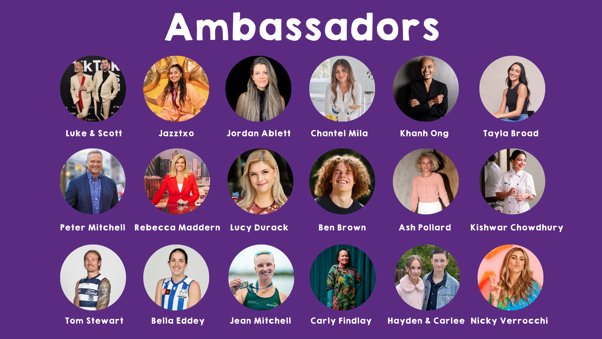 2025 Ambassadors